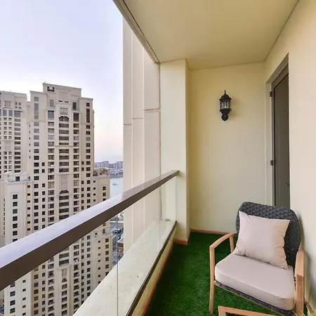 Luxury Jbr - Marina View - 5* Beach Resorts Access Дубай Екстер'єр фото