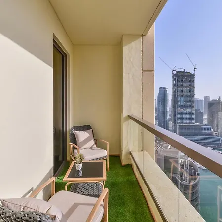 Luxury Jbr - Marina View - 5* Beach Resorts Access Дубай Екстер'єр фото