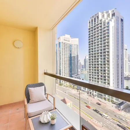 Luxury Jbr - Marina View - 5* Beach Resorts Access Дубай Екстер'єр фото